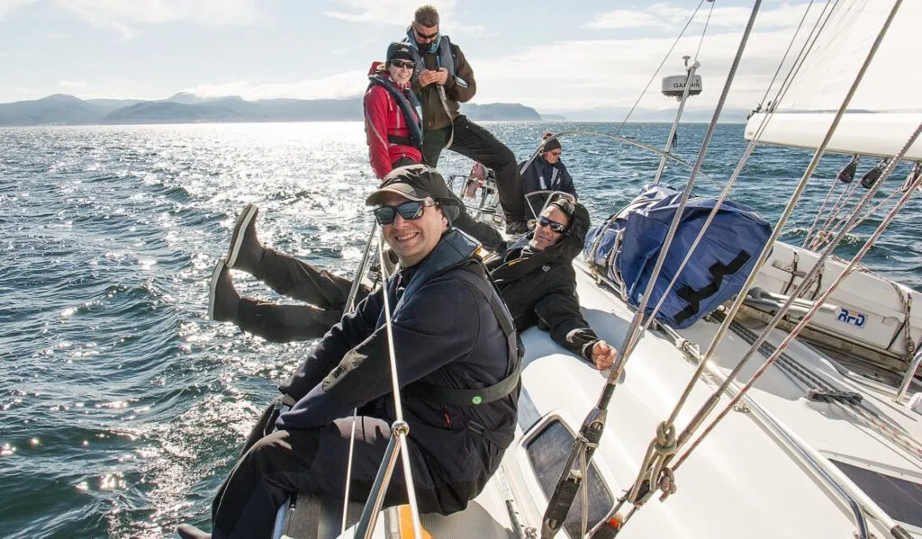 Seilkurs SeilNorge Nord Norge sol glede IMG 2654