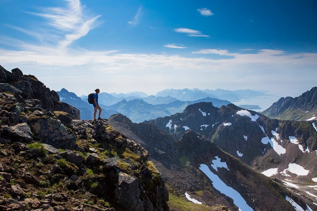 Hike & Sail from Senja to Lofoten. Photo Mats Grimsæth