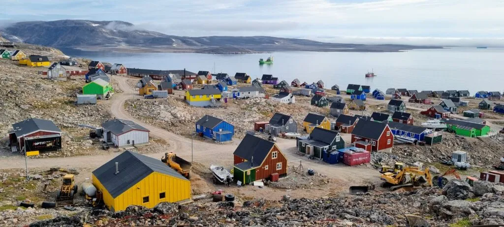 Colorful houses in Ittoqqortoormiit.