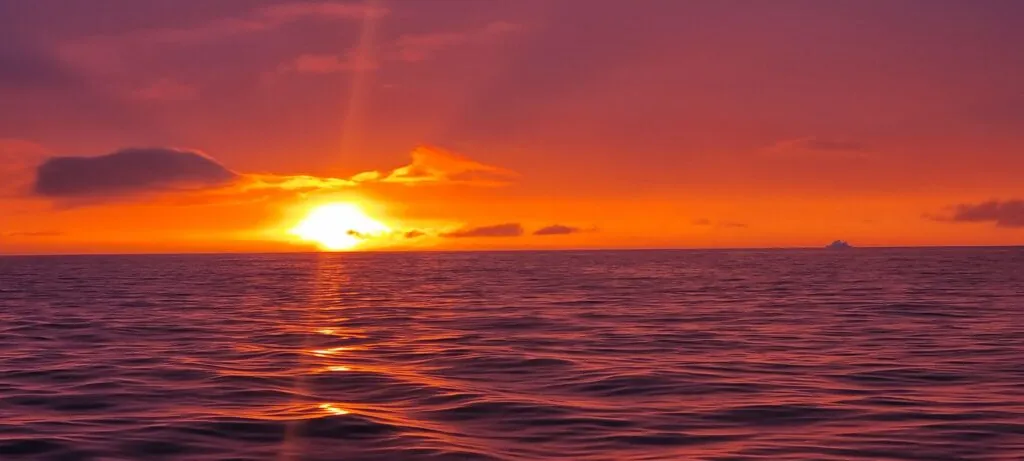 The journey started with the midnight sun. Over two weeks, as we sailed southward, the nights gradually grew darker.