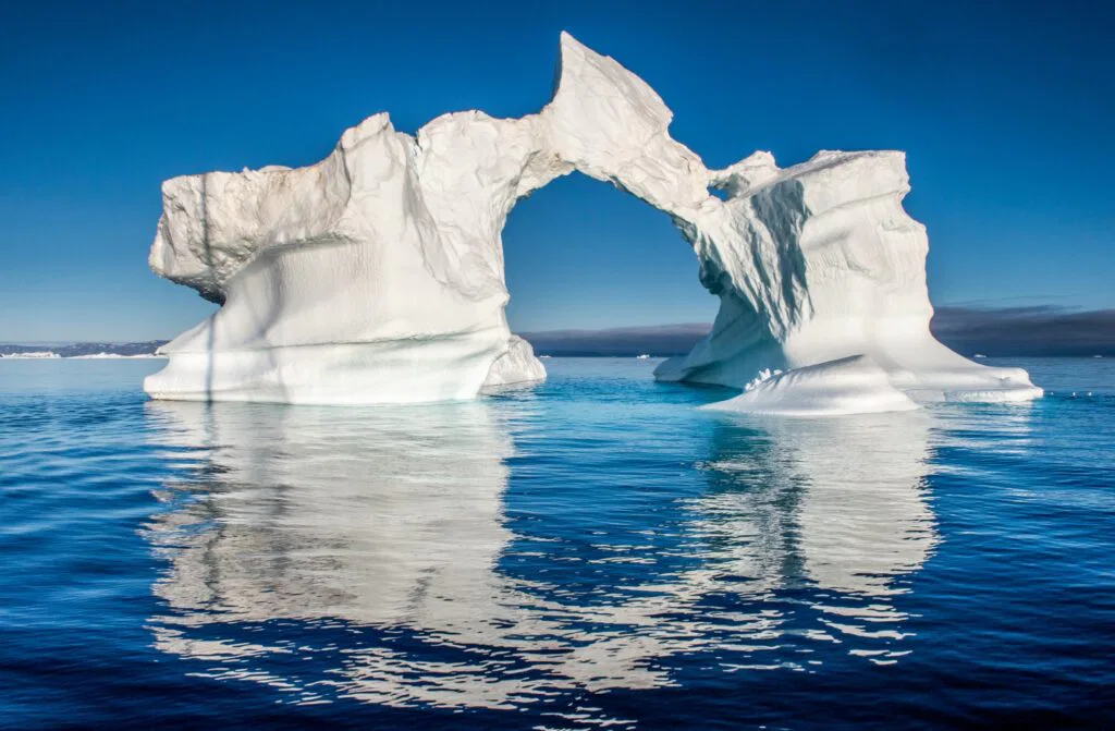 Drifting ice bergs, Western Greenland