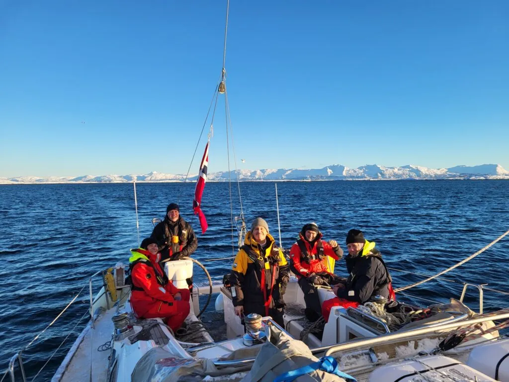 The perfect sailing day. Photo Emil Casper Engebrigtsen