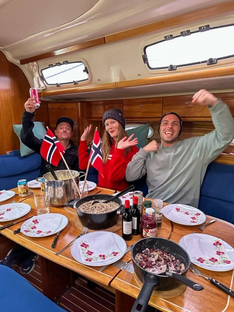 17th of May is the national day of Norway. We start the day off with a nice breakfast.