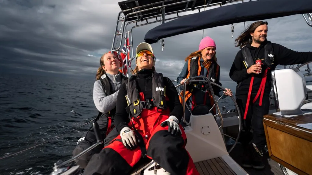 Learning to sail with Captain Karl. Photo Carl Philip Olsson.