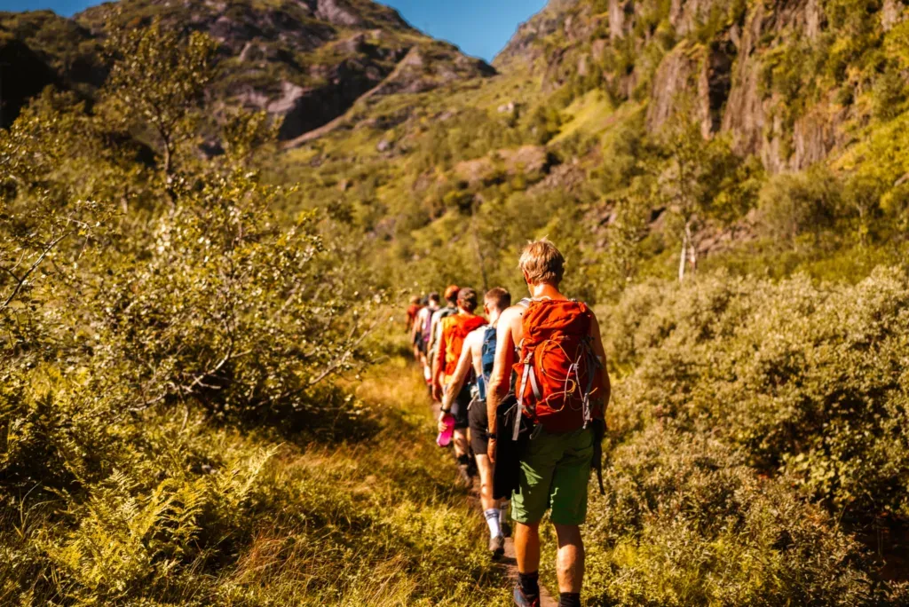 Hiking, photo Maria Sørlie

