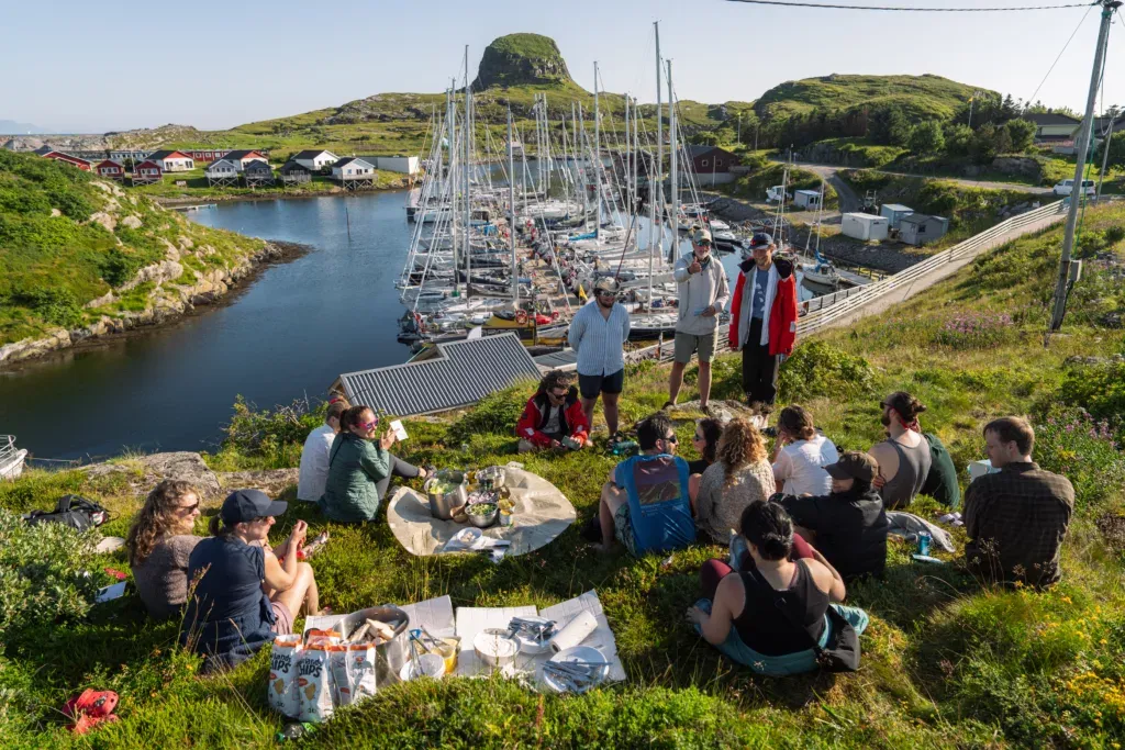 Last night & last supper together, at the beautiful island of Træna. Photo Carl Filip Olsson.