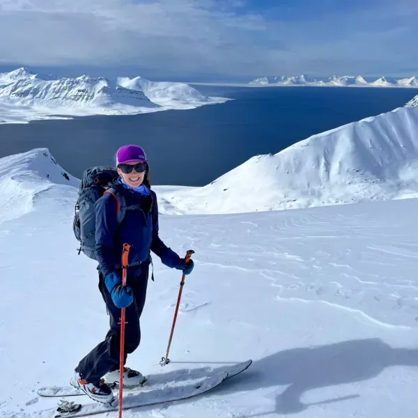 Ski and Sail Svalbard 2023 Skiing SeilNorge Foto Alison Hull 3
