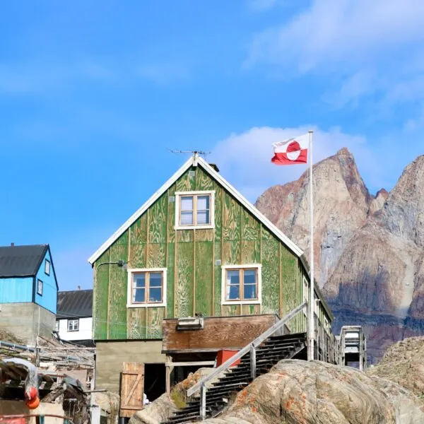 Uummannaq,City,In,Northwest,Greenland.