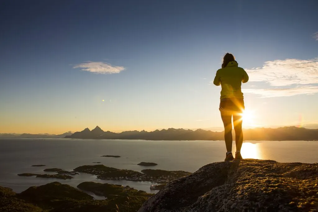 Summer Midnight Sun Lofoten SeilNorge Photo Mats Grimseth
