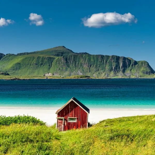 Rambergstranda,On,The,Lofoten,Islands,In,Norway