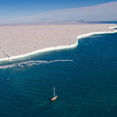 Svalbard SeilNorge Seiltur Svalbard rundt 2018 Natur Is Foto Mats Grimseth DJI 0005