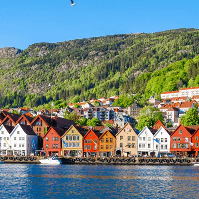 Navigation de l'Écosse à la Norvège Bergen