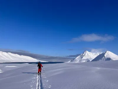 Ski et voile Svalbard 2023 Ski SeilNorge Photo de Megan Wilson