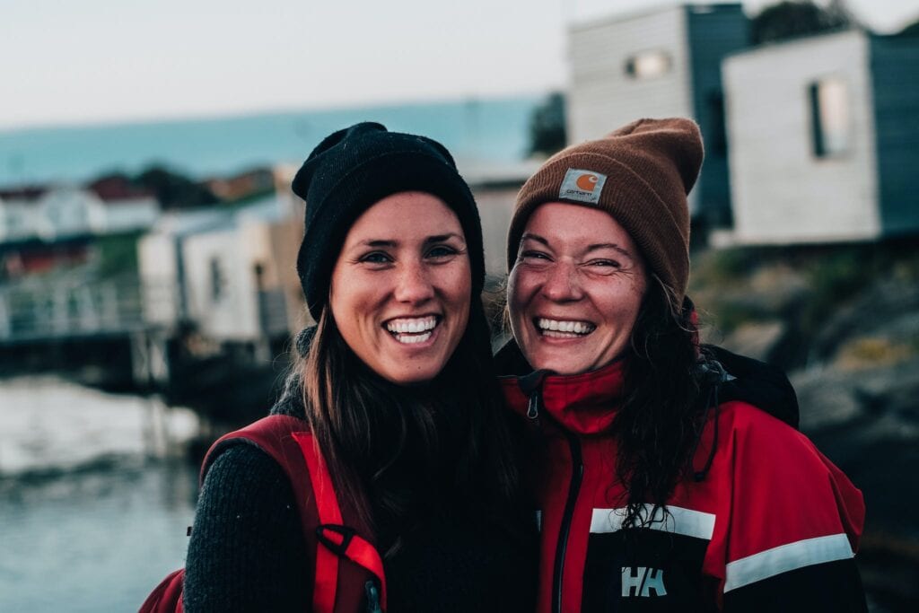 Good friends on a trip.